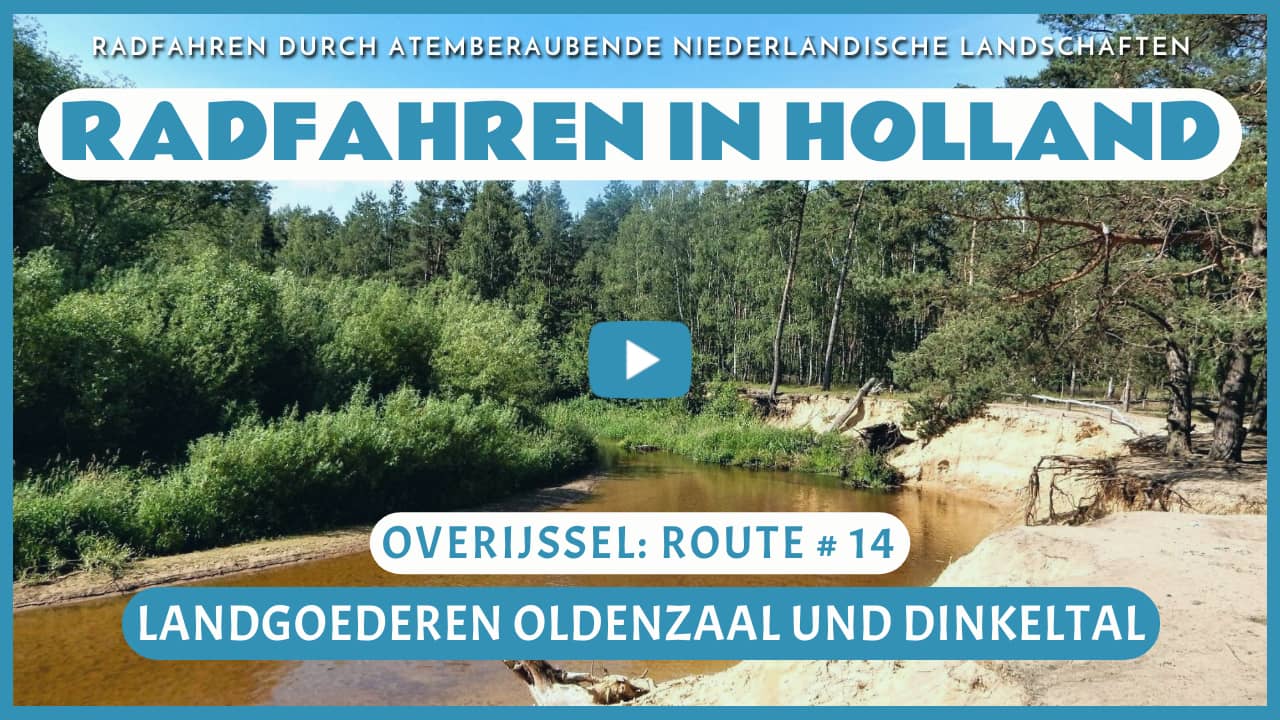 Virtuelles Radfahren durch Landgoederen Oldenzaal und das Dinkeltal