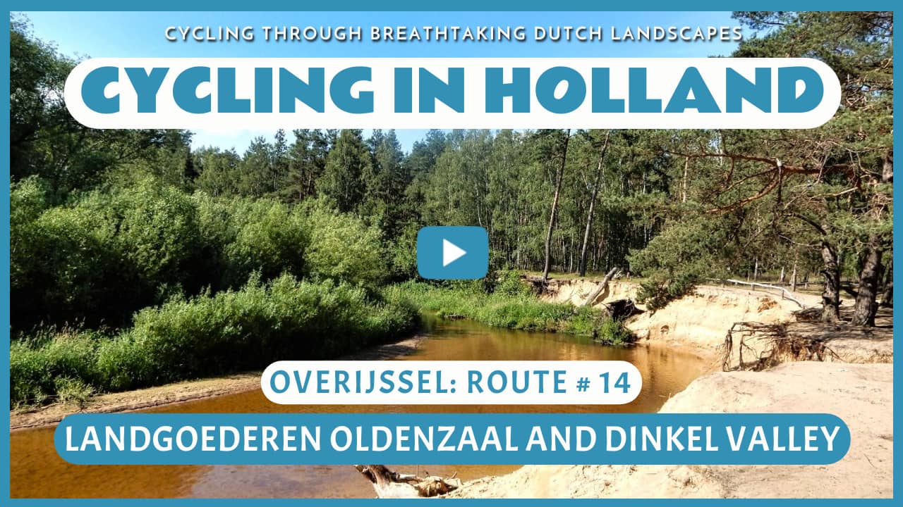 Virtual cycling through Landgoederen Oldenzaal and the Dinkel Valley