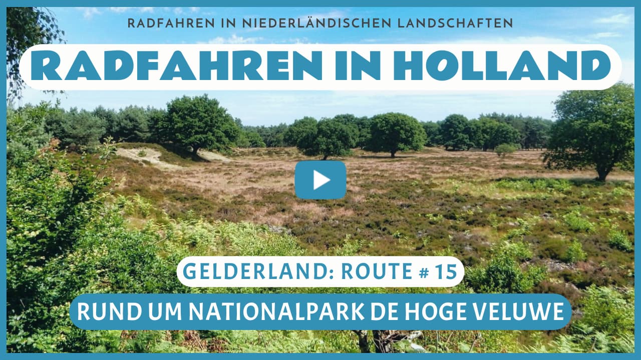 Virtuelles Radfahren rund um den Nationalpark De Hoge Veluwe