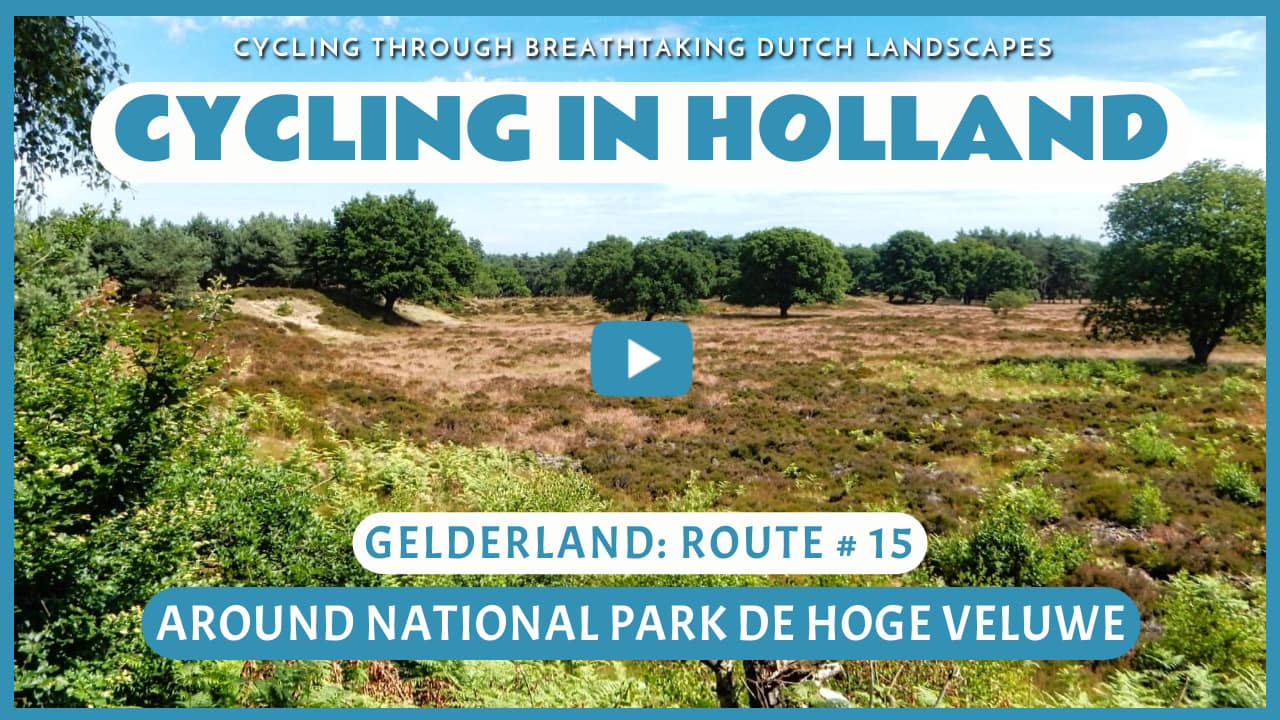Virtual cycling around the National Park Hoge Veluwe