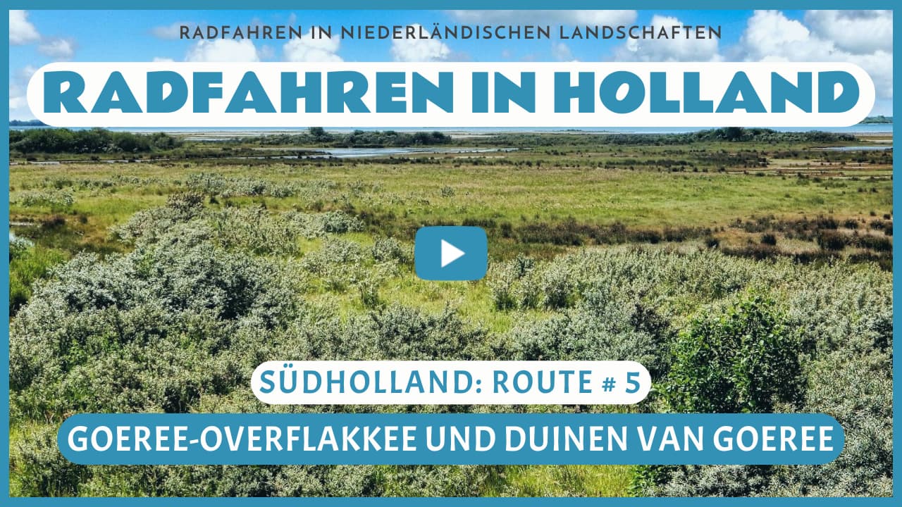Virtuelles Radfahren in Goeree-Overflakkee und den Duinen van Goeree