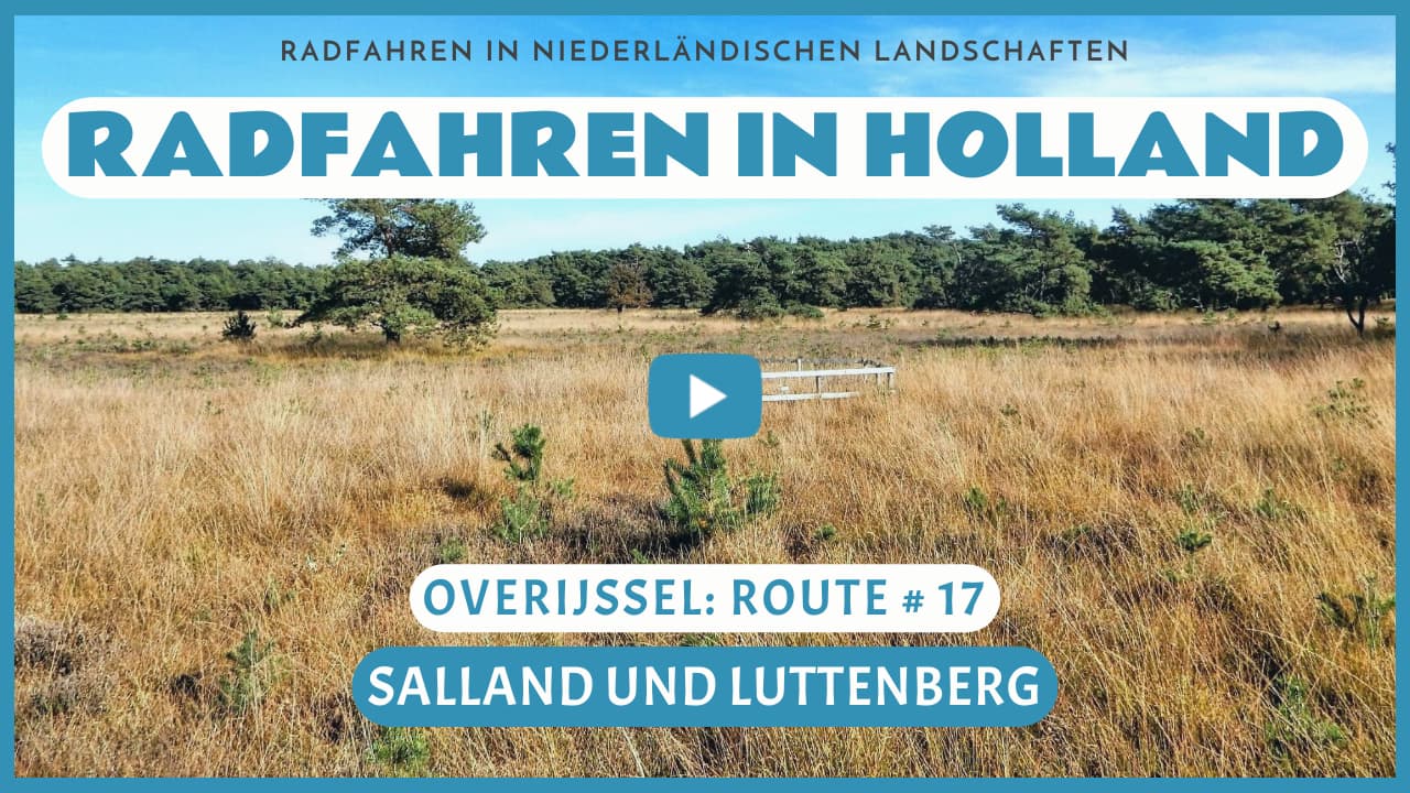 Virtuelles Radfahren durch Salland und Luttenberg