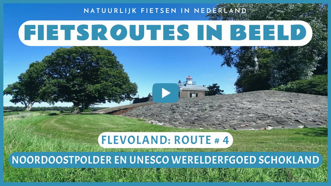 Virtueel fietsen door de Noordoostpolder en het Werelderfgoed Schokland