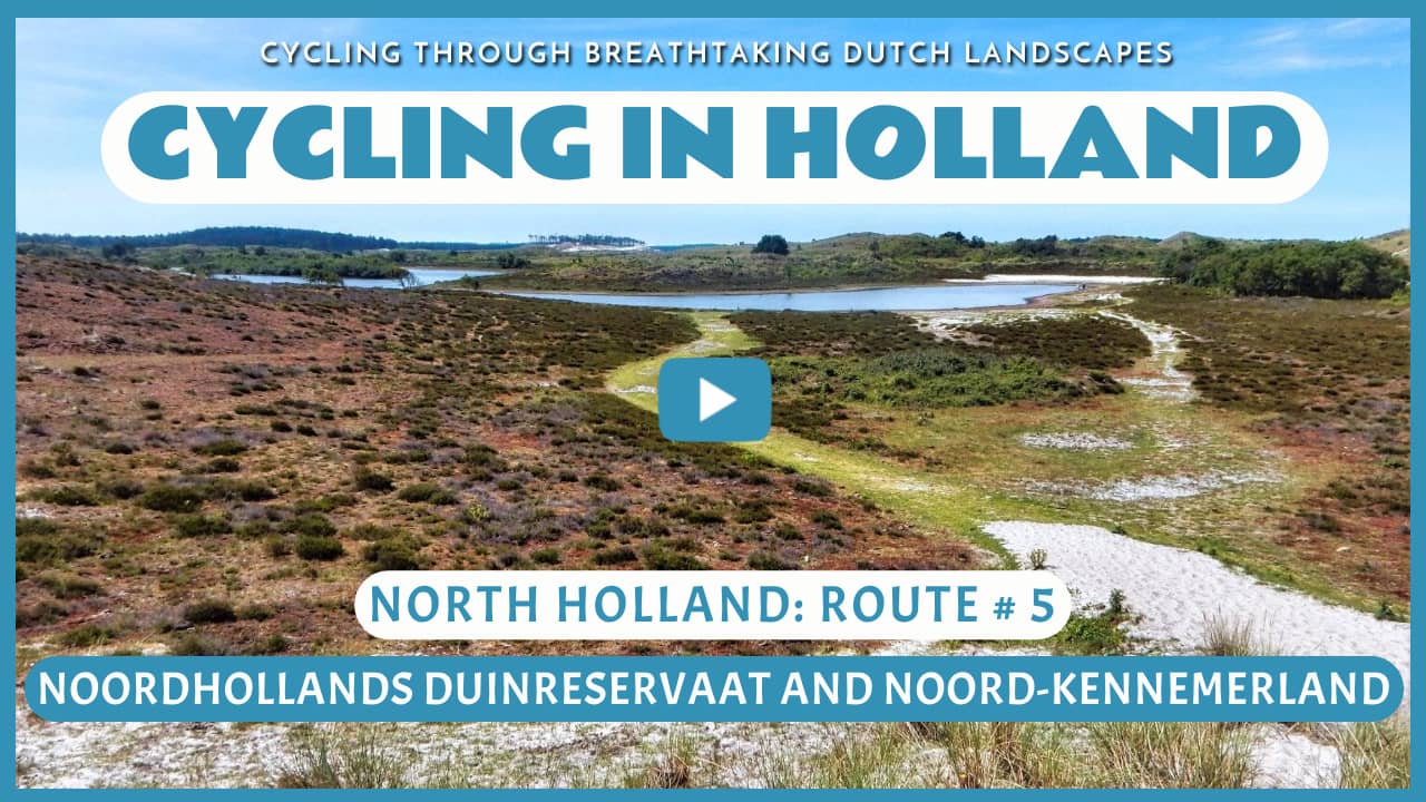 Virtual cycling through the Noordhollands Duinreservaat and Noord-Kennemerland
