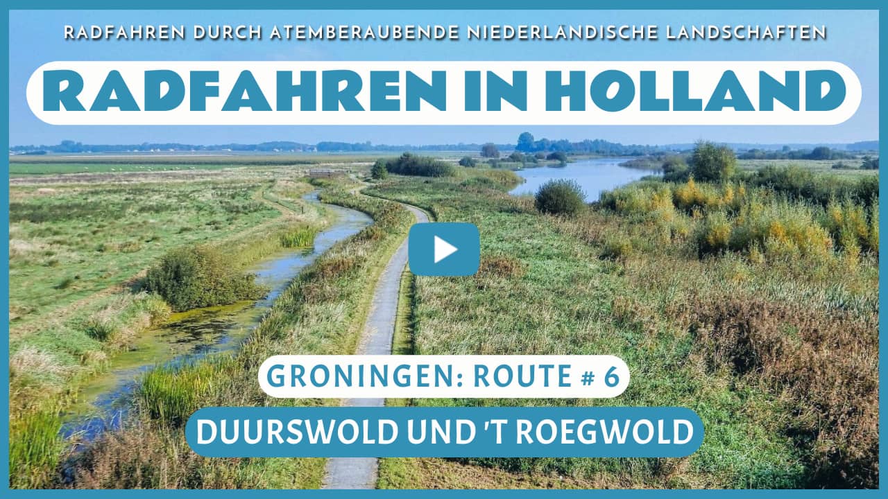 Virtuelles Radfahren durch Duurswold und 't Roegwold