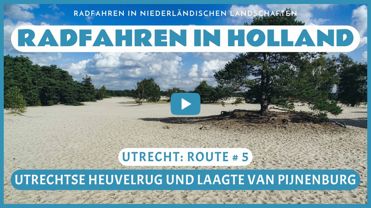 Virtuelles Radfahren durch die Utrechtse Heuvelrug und die Laagte van Pijnenburg