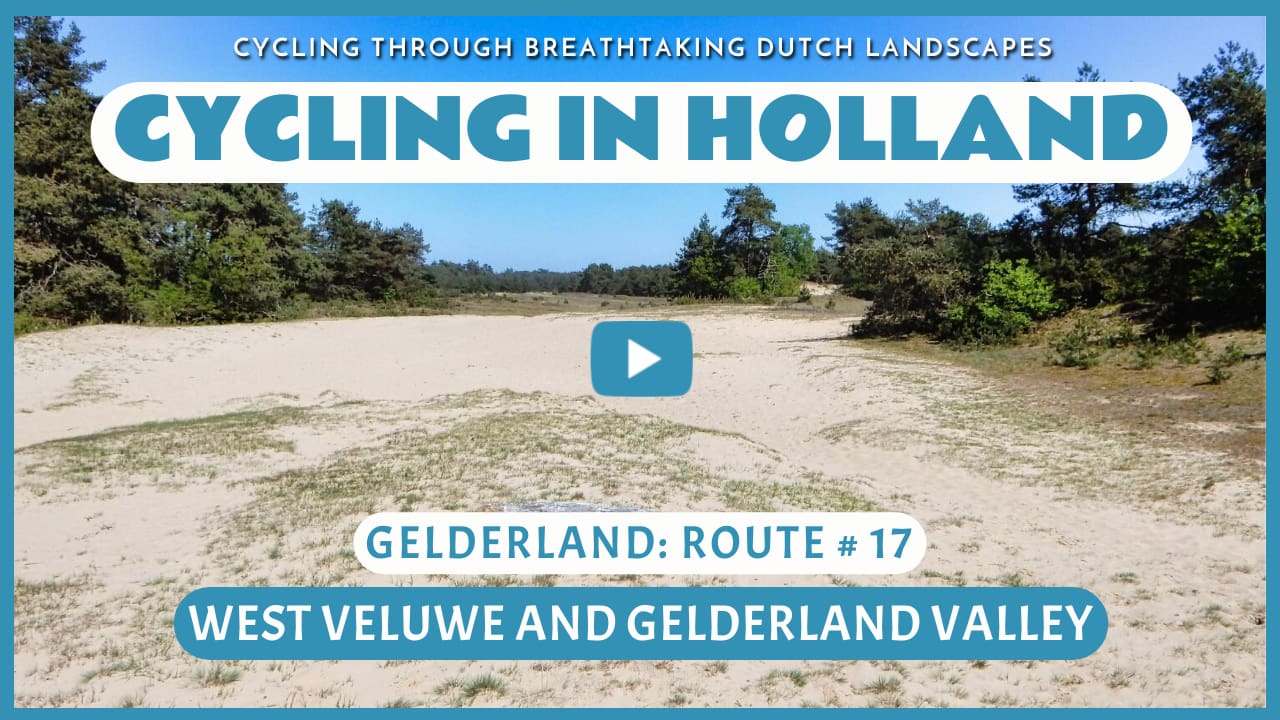 Virtual cycling in West Veluwe and the Gelderse Vallei