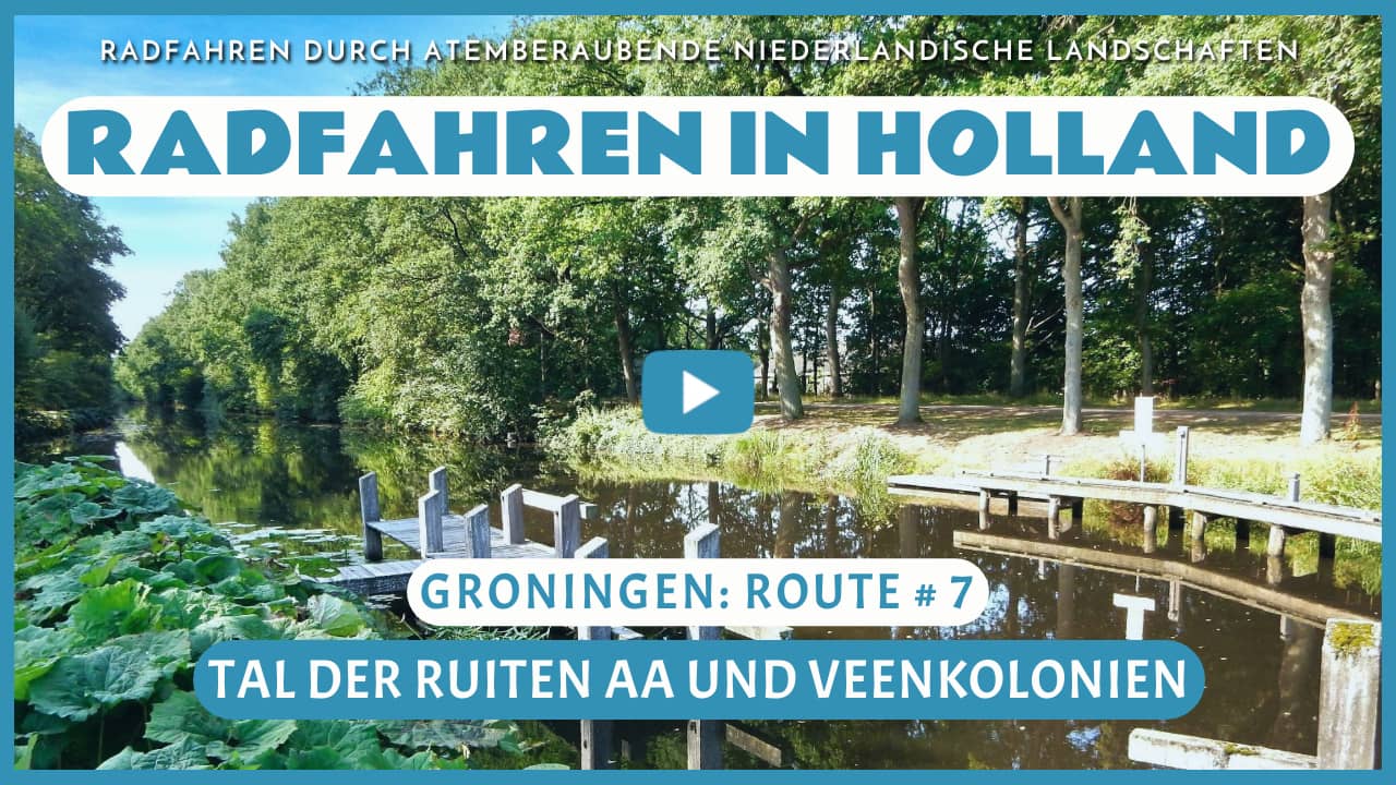 Virtuelles Radfahren im Tal der Ruiten Aa und den Veenkolonien