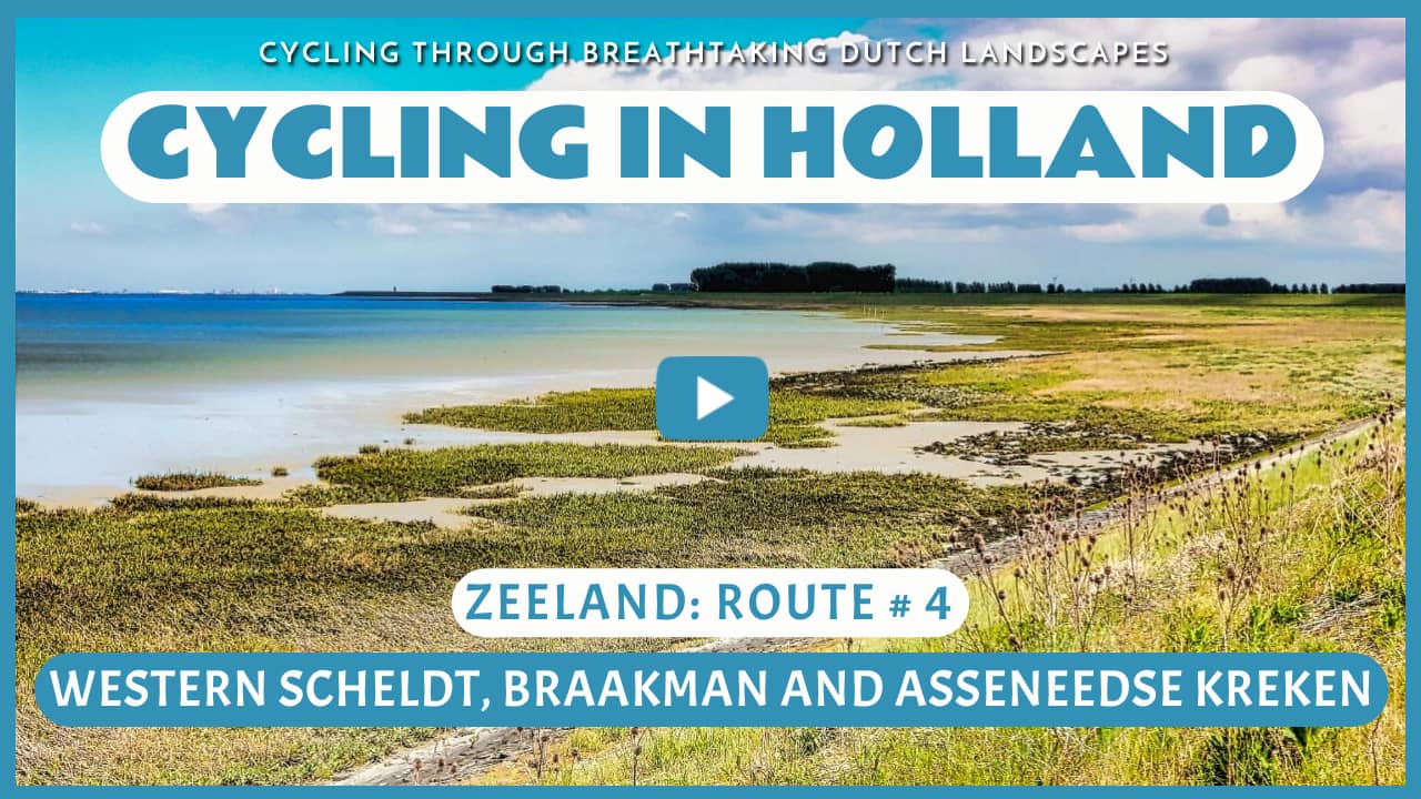 Virtual cycling along the Western Scheldt, through the Braakman and the Asseneedse Kreken