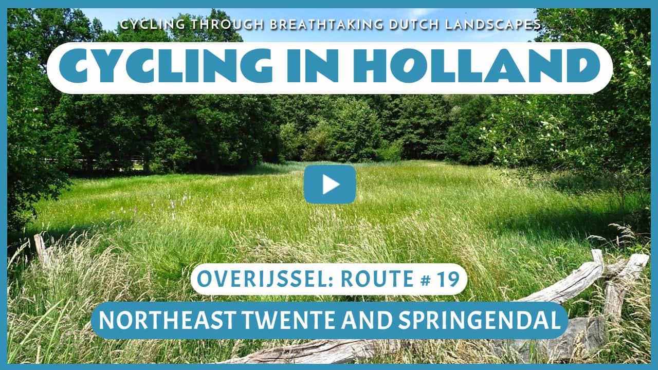 Virtual cycling through Northeast Twente and Springendal