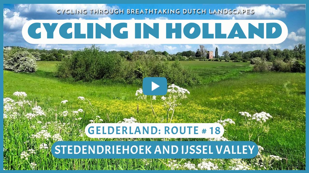 Virtual cycling through the Stedendriehoek and the IJsselvallei