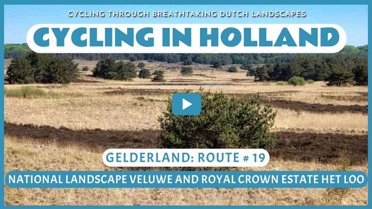 Virtual cycling through the National Landscape Veluwe and the Royal Crown Estate Het Loo