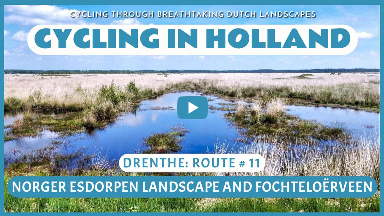 Virtual cycling through the Norger Esdorpen Landscape and the Fochteloërveen