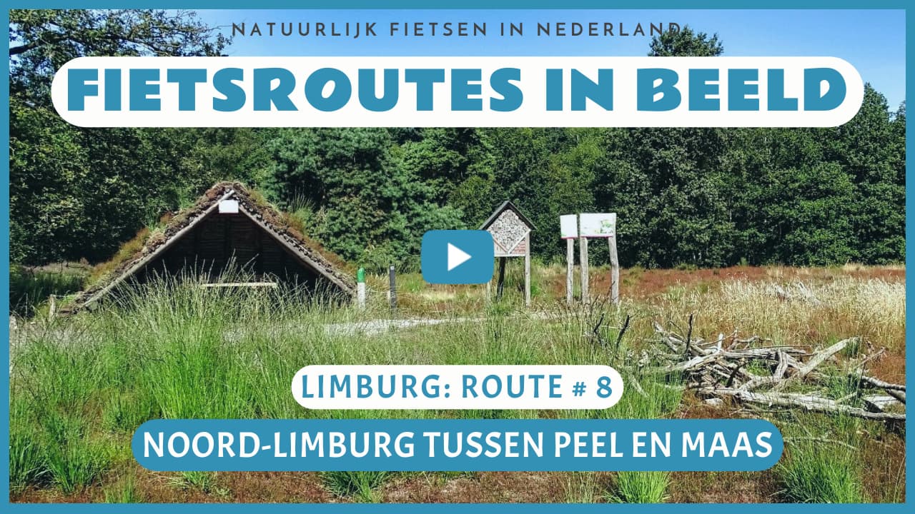 Virtueel fietsen door Noord-Limburg tussen de Peel en de Maas