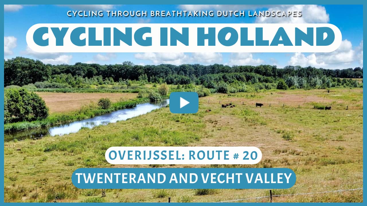 Virtual cycling through Twenterand and the Vecht Valley