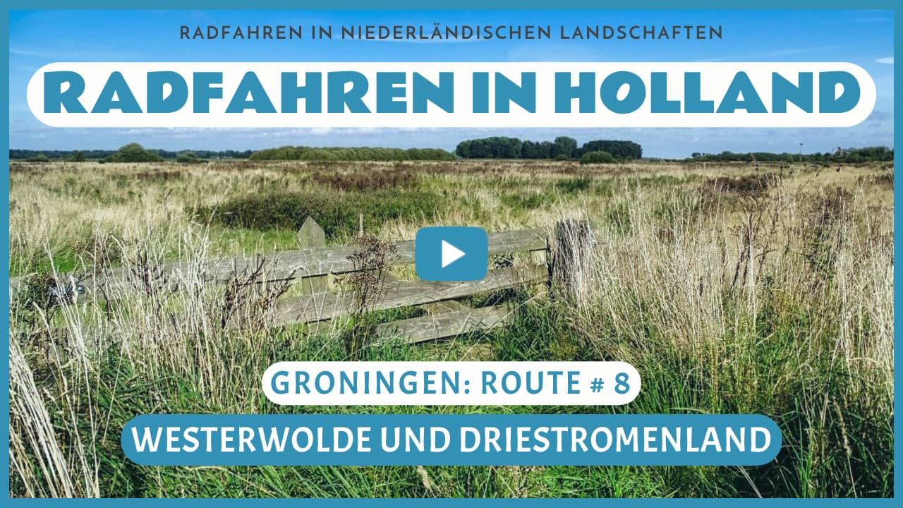 Virtuelles Radfahren im Westerwolde und im Driestromenland