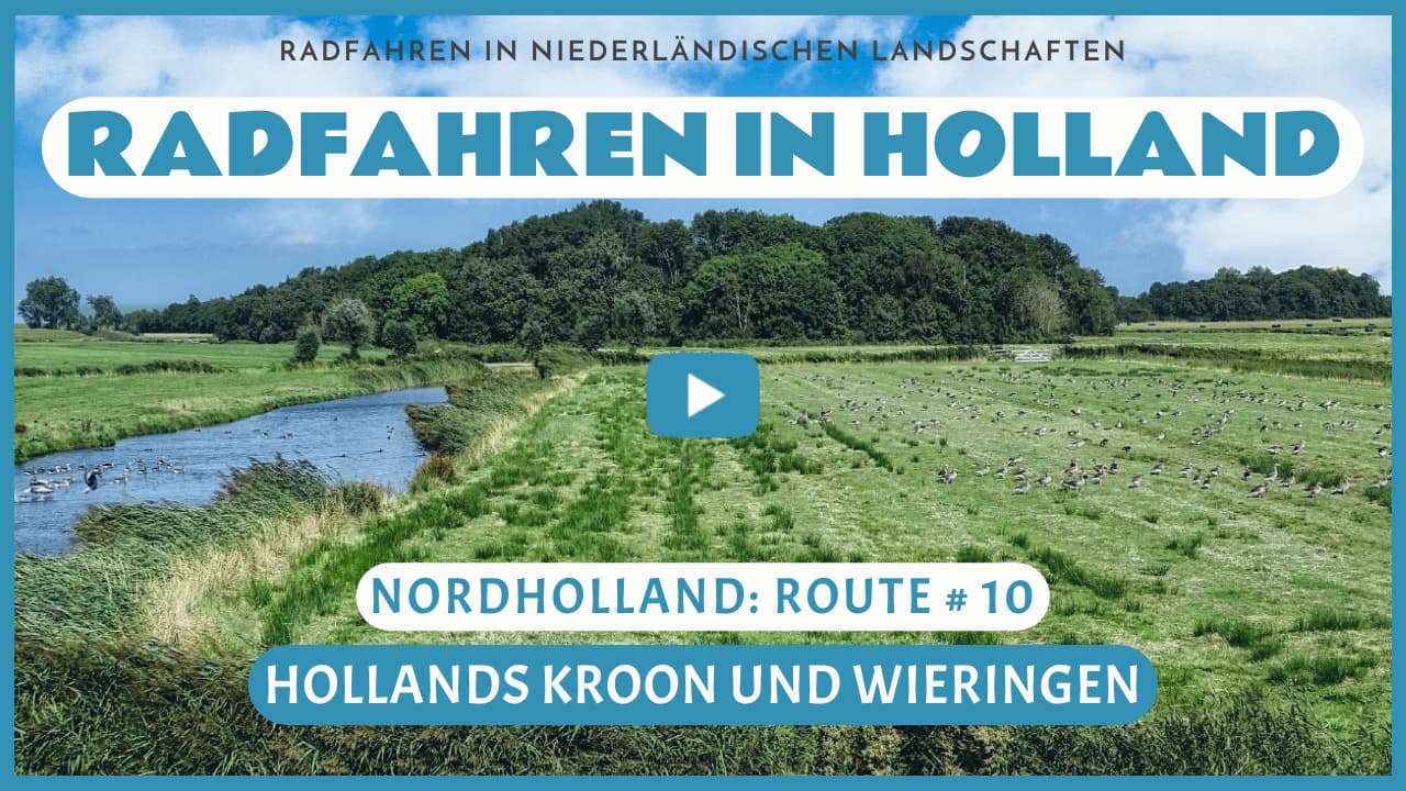 Virtuelles Radfahren in Hollands Kroon und Wieringen