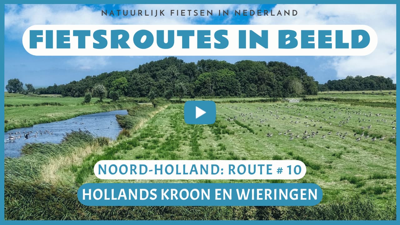 Virtueel fietsen in Hollands Kroon en Wieringen