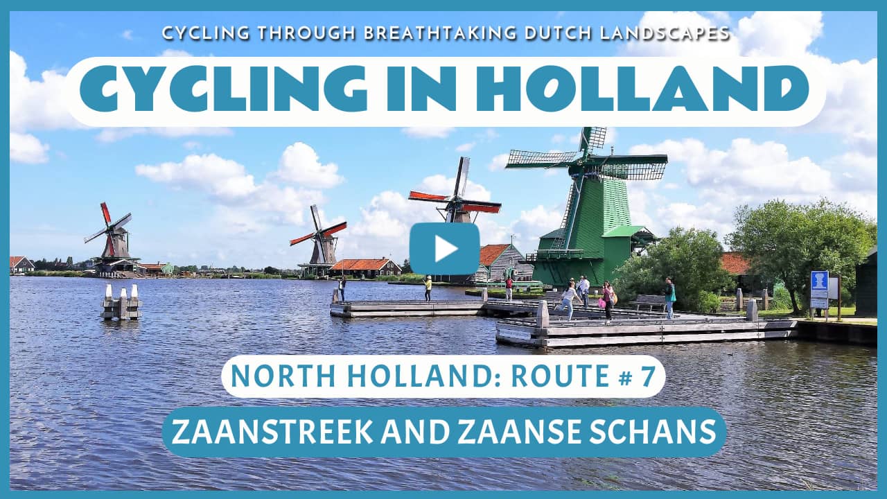 Virtual cycling in the Zaanstreek and Zaanse Schans