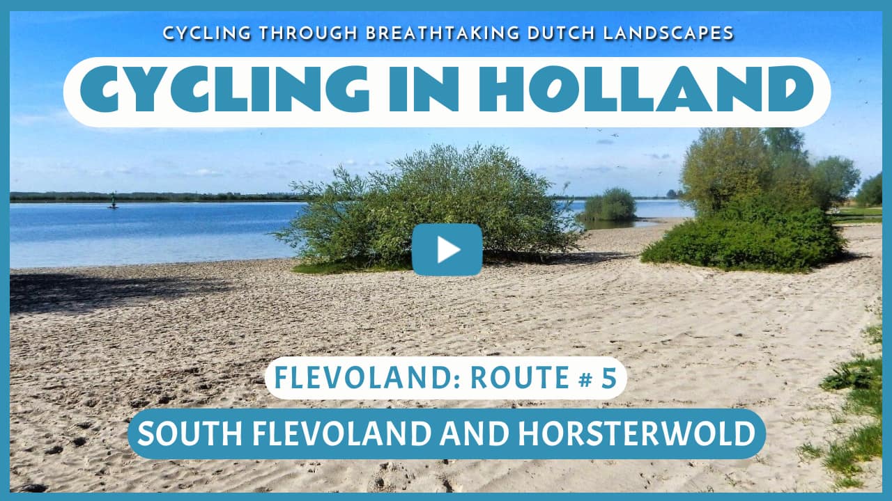 Virtual cycling through South Flevoland and Horsterwold