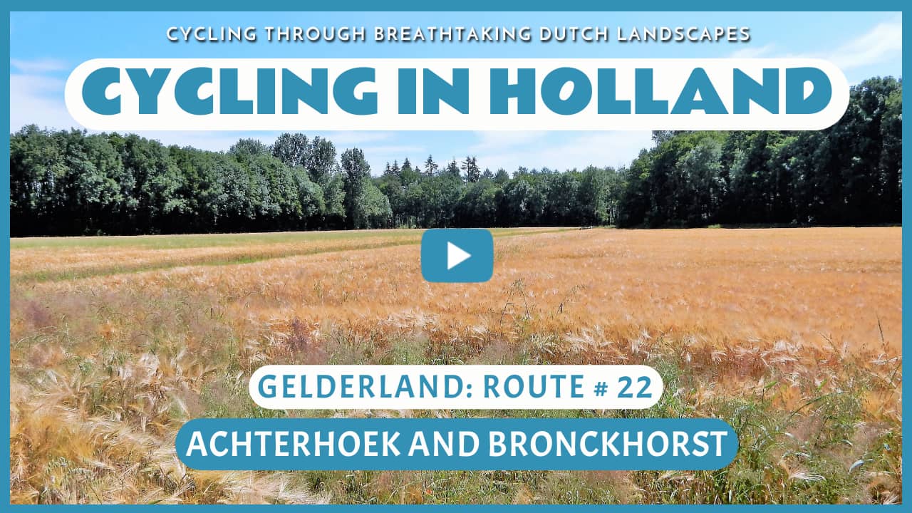 Virtual cycling through the Achterhoek and Bronckhorst