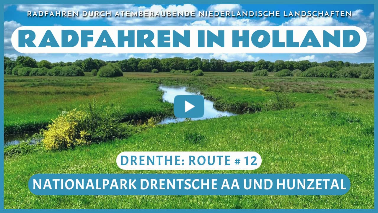 Virtuelles Radfahren in Nationalpark Drentsche Aa und Hunzedal