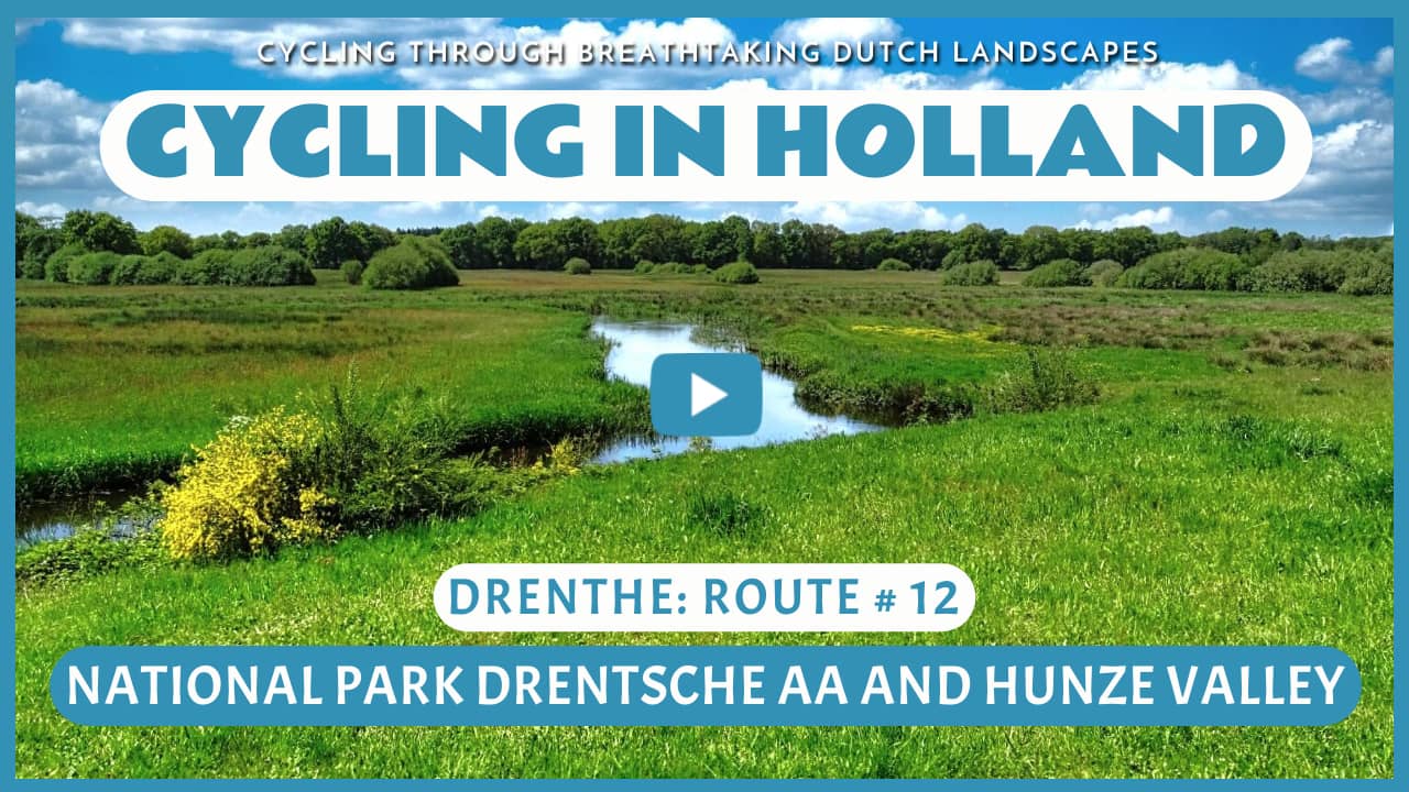 Virtual cycling through the National Park Drentsche Aa and the Hunze Vally